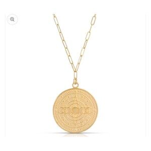 JURATE LA Lunar Phases Coin Necklace